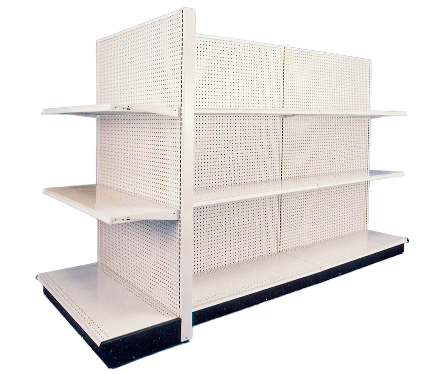 Madix Style Gondola Shelving (White)