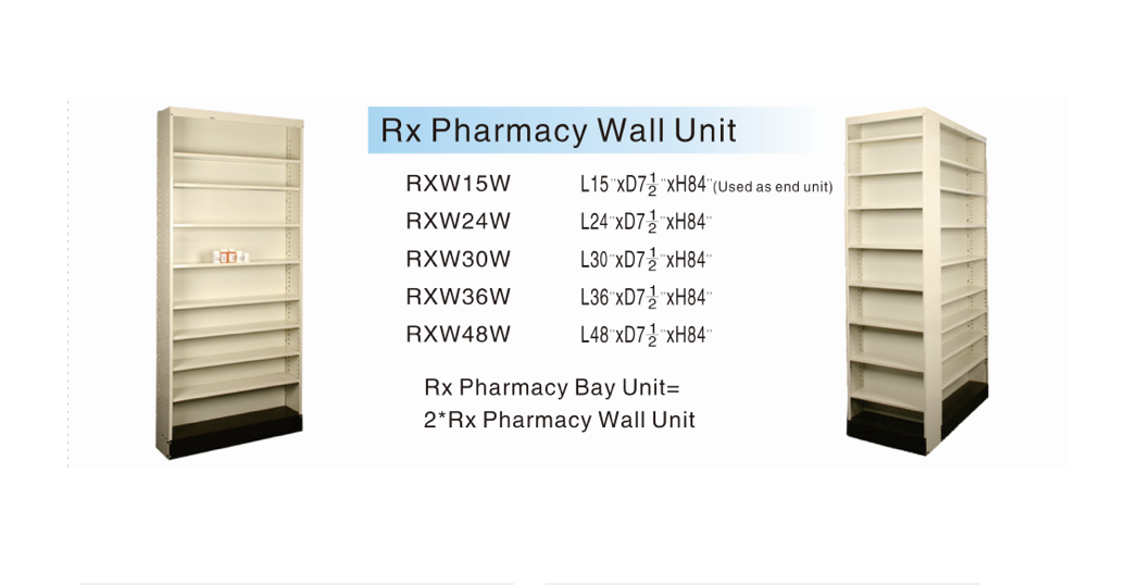 Pharmacy  Rx Wall Unit