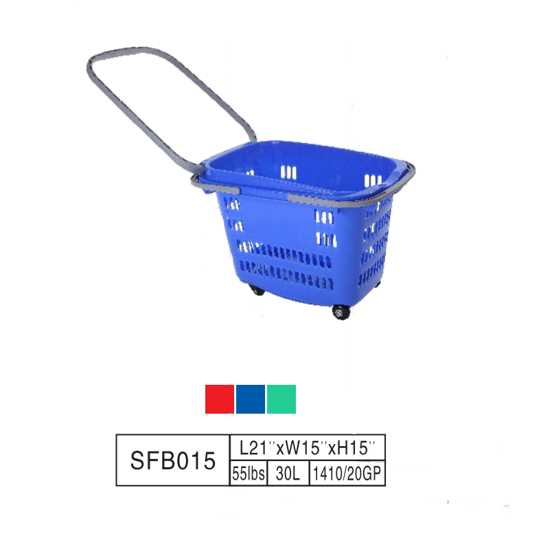 Rolling Shopping Basket SFB015