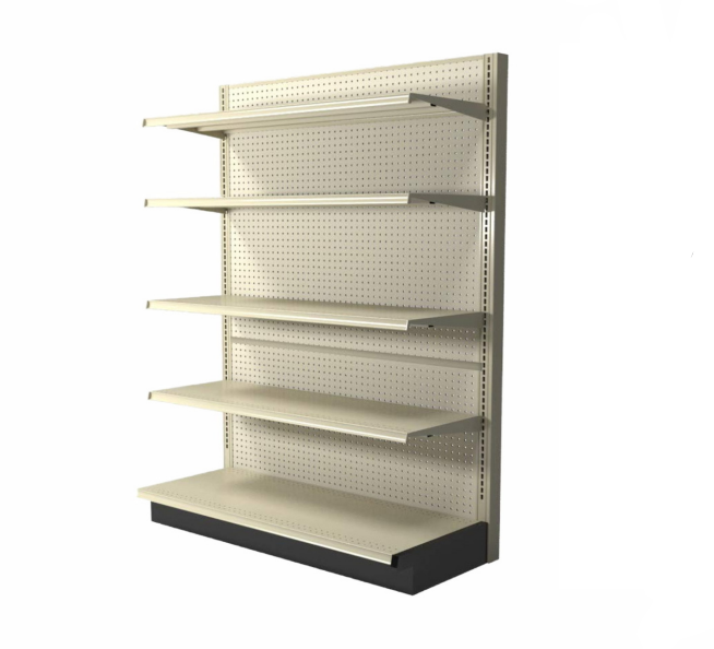 Lozier Style Gondola Shelving Wall Section
