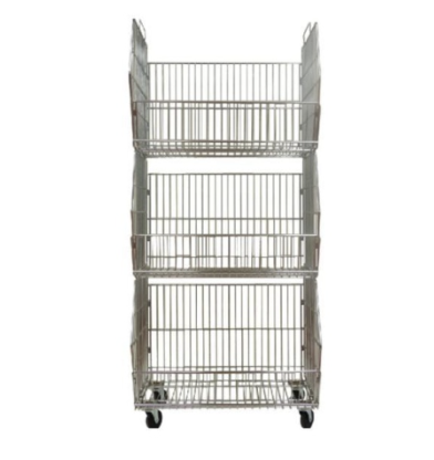 Rolling Metal Wire Baskets